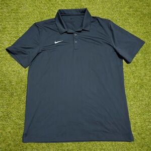 Nike dark gray polo shirt men’s large